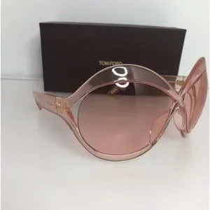 New  - Tom Ford Oversized Carine-02 Tf902 Pink Sunglasses Tom Ford | Accessories | New Tom Ford Oversized Carine2  main image 2